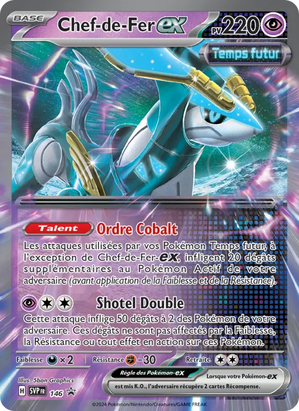 Carte Pokemon SVP146 Chef-de-Fer-ex | LorenZone