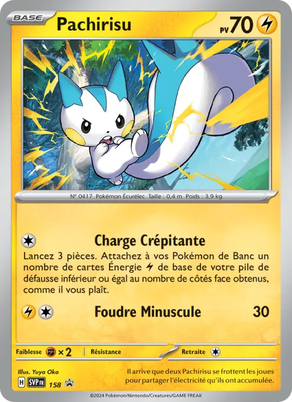Carte Pokemon SVP158 Pachirisu | LorenZone