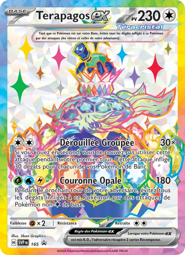 Carte Pokemon SVP165 Terapagos-ex | LorenZone