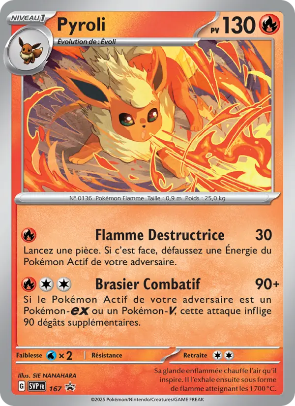 Carte Pokemon SVP167 Pyroli | LorenZone