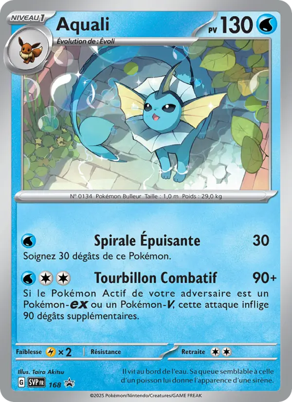 Carte Pokemon SVP168 Aquali | LorenZone