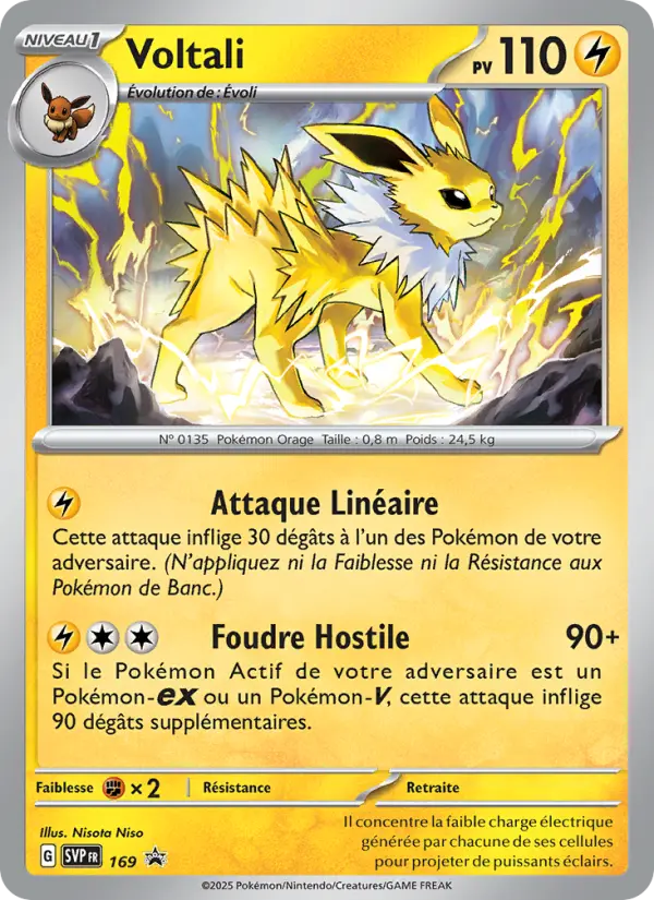 Carte Pokemon SVP169 Voltali | LorenZone