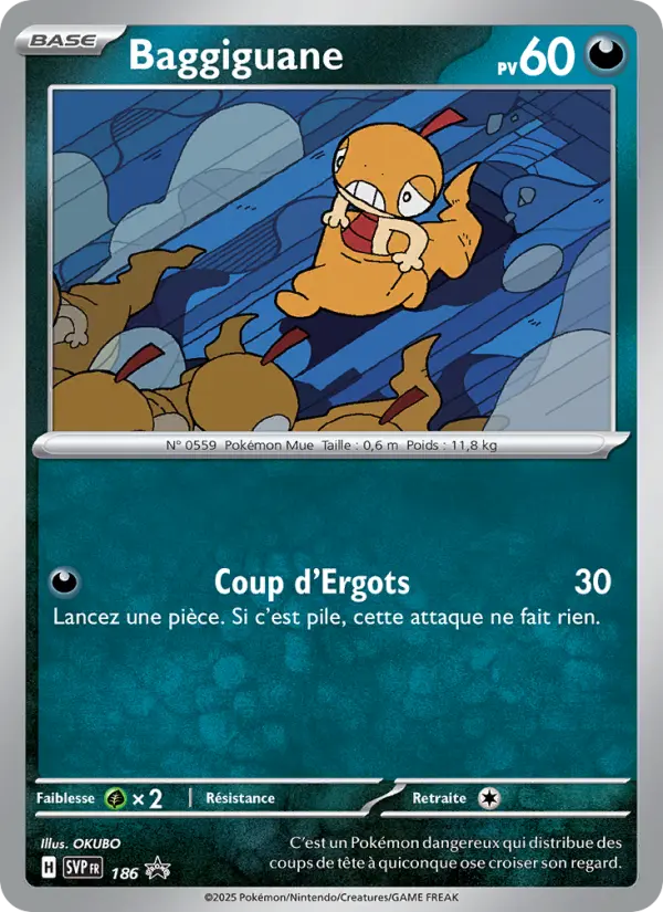 Carte Pokemon SVP186 Baggiguane | LorenZone