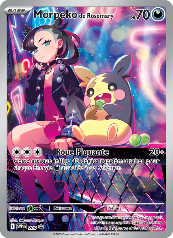 Carte Pokemon SVP206 Morpeko de Rosemary | LorenZone