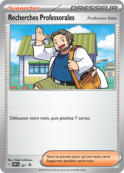 Carte Pokemon SVP221 Recherches Professorales | LorenZone