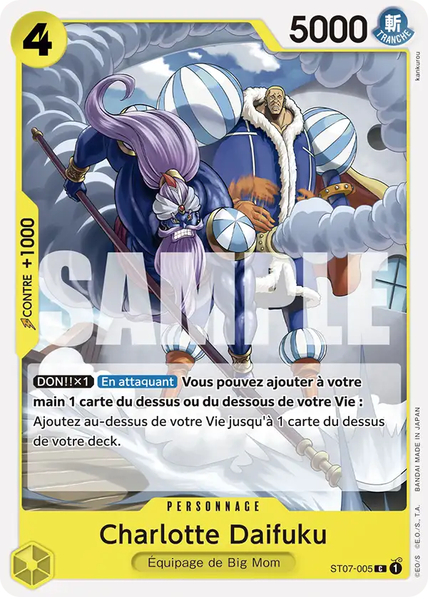 Carte One Piece ST07-005 Charlotte Daifuku | LorenZone