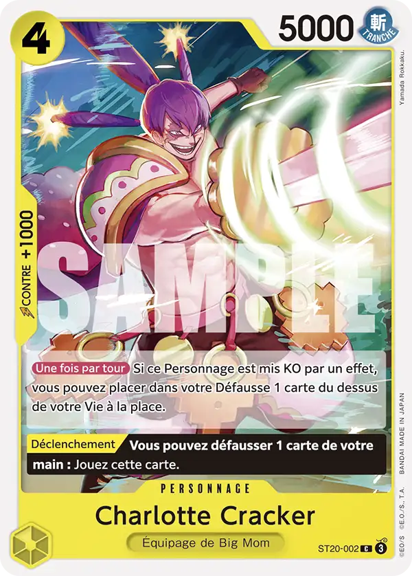 Carte One Piece ST20-002 Charlotte Cracker | LorenZone