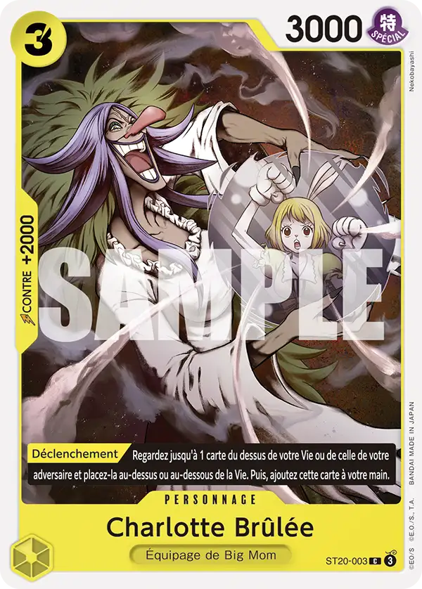 Carte One Piece ST20-003 Charlotte Brûlée | LorenZone