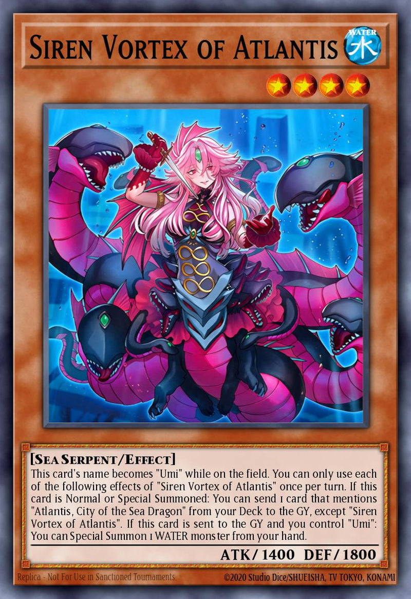 Carte Yu-Gi-Oh! Vortex Sirène d'Atlantis BETB-FR016 - Au-Delà du Courage | LorenZone