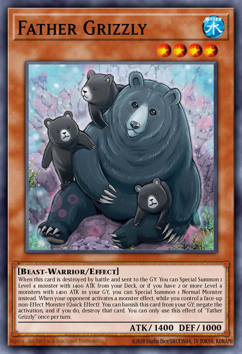 Carte Yu-Gi-Oh! Père Grizzly BETB-FR032 - Au-Delà du Courage | LorenZone