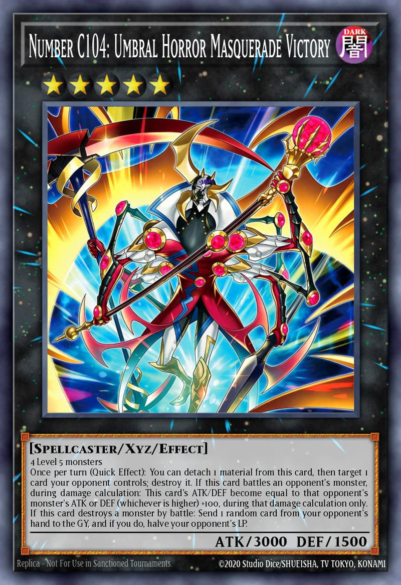 Carte Yu-Gi-Oh! Numéro C104 : Victoire Mascarade Horreur de l'Ombre BETB-FR043 - Au-Delà du Courage | LorenZone