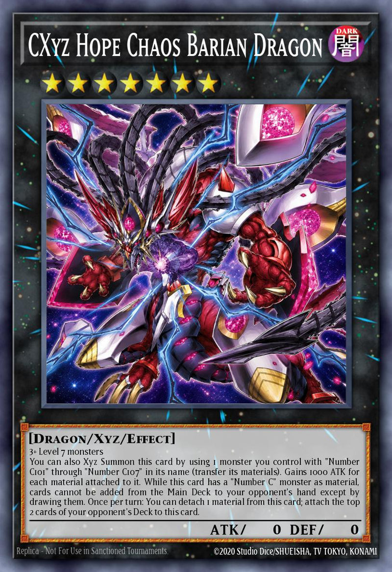 Carte Yu-Gi-Oh! Dragon Barian de l'Espoir du Chaos CXyz BETB-FR044 - Au-Delà du Courage | LorenZone