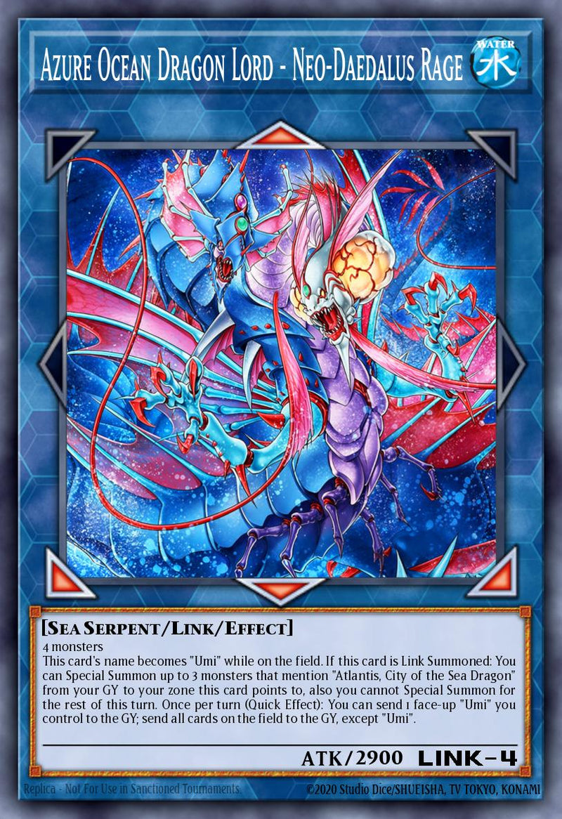 Carte Yu-Gi-Oh! Seigneur Dragon Océan Azur - Rage du Néo-Dédale BETB-FR046 - Au-Delà du Courage | LorenZone