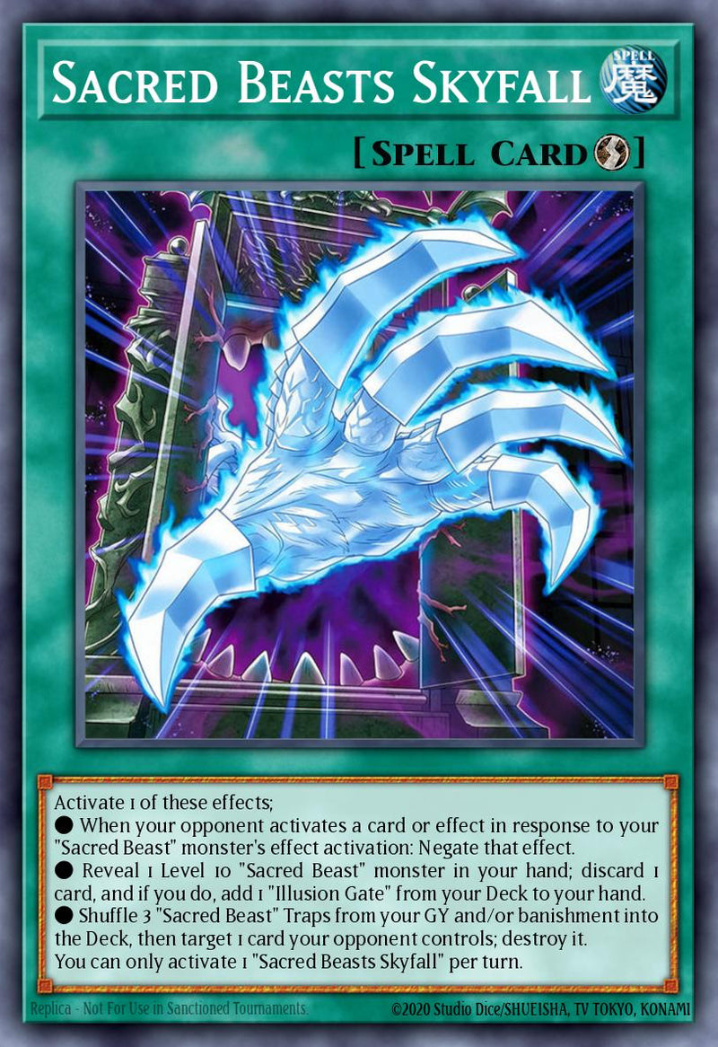 Carte Yu-Gi-Oh! Chute Céleste des Bêtes Sacrées BETB-FR065 - Au-Delà du Courage | LorenZone