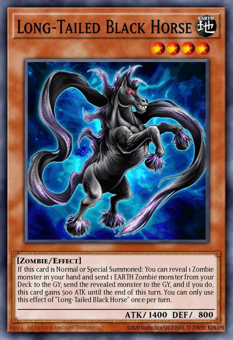 Carte Yu-Gi-Oh! Cheval Noir à Longue Queue BETB-FR097 - Au-Delà du Courage | LorenZone