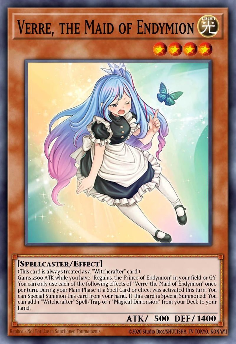 Carte Yu-Gi-Oh! Verre, la Domestique d'Endymion BETB-FR098 - Au-Delà du Courage | LorenZone