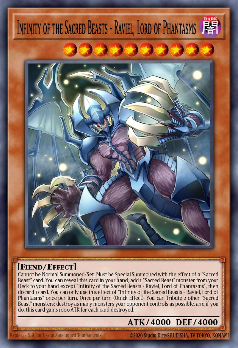 Carte Yu-Gi-Oh! Infini des Bêtes Sacrées - Raviel, Empereur des Phantasmes CORI-FR007 - Les Origines du Chaos | LorenZone