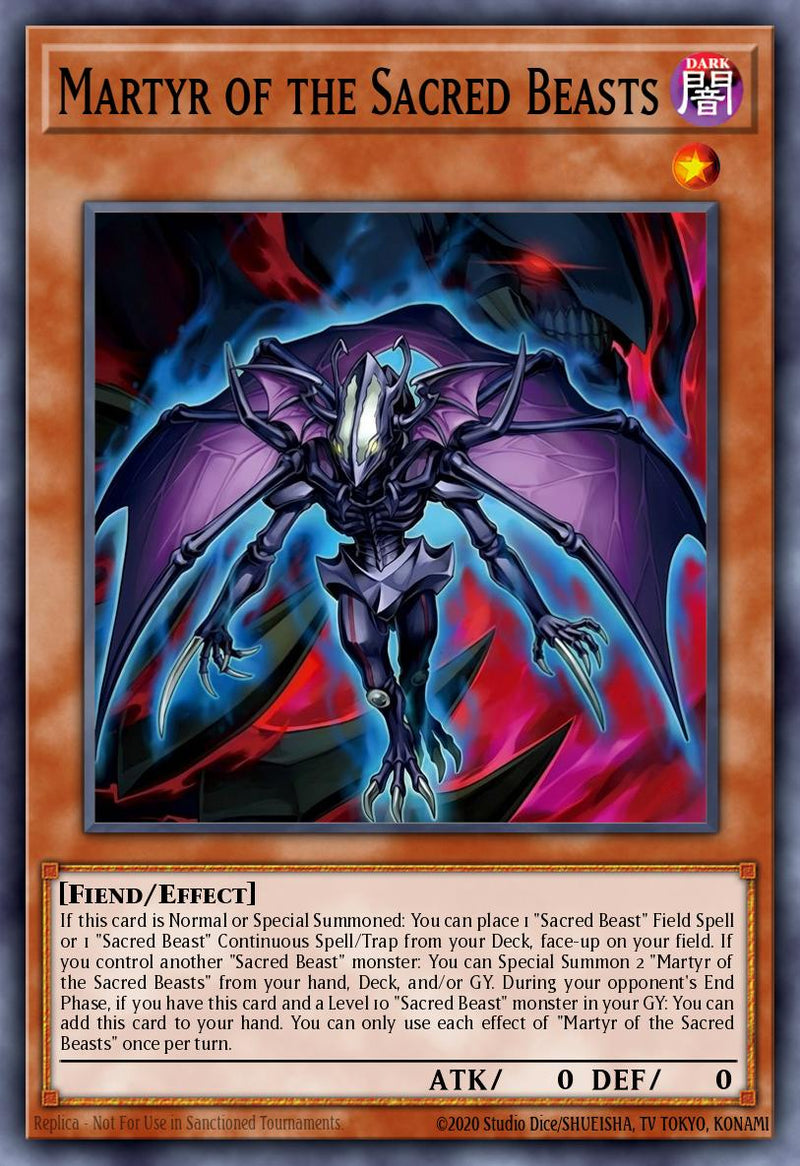 Carte Yu-Gi-Oh! Martyr des Bêtes Sacrées CORI-FR009 - Les Origines du Chaos | LorenZone