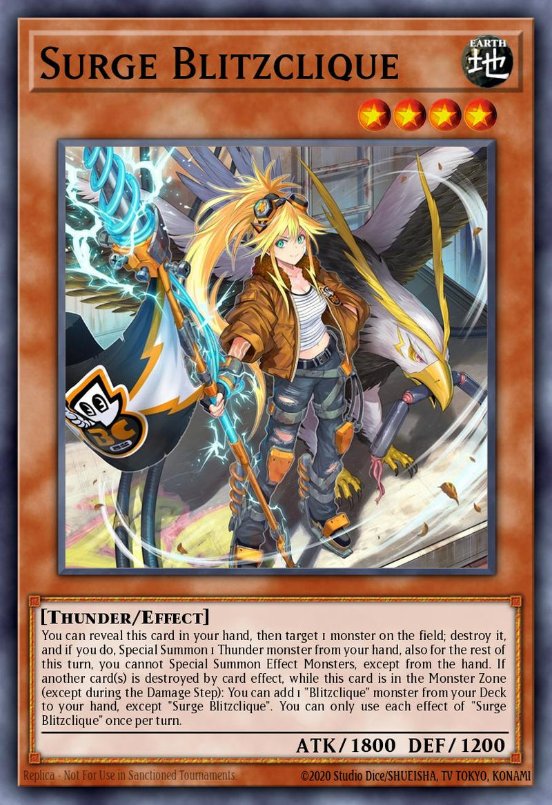 Carte Yu-Gi-Oh! Surge Blitzclique CORI-FR011 - Les Origines du Chaos | LorenZone