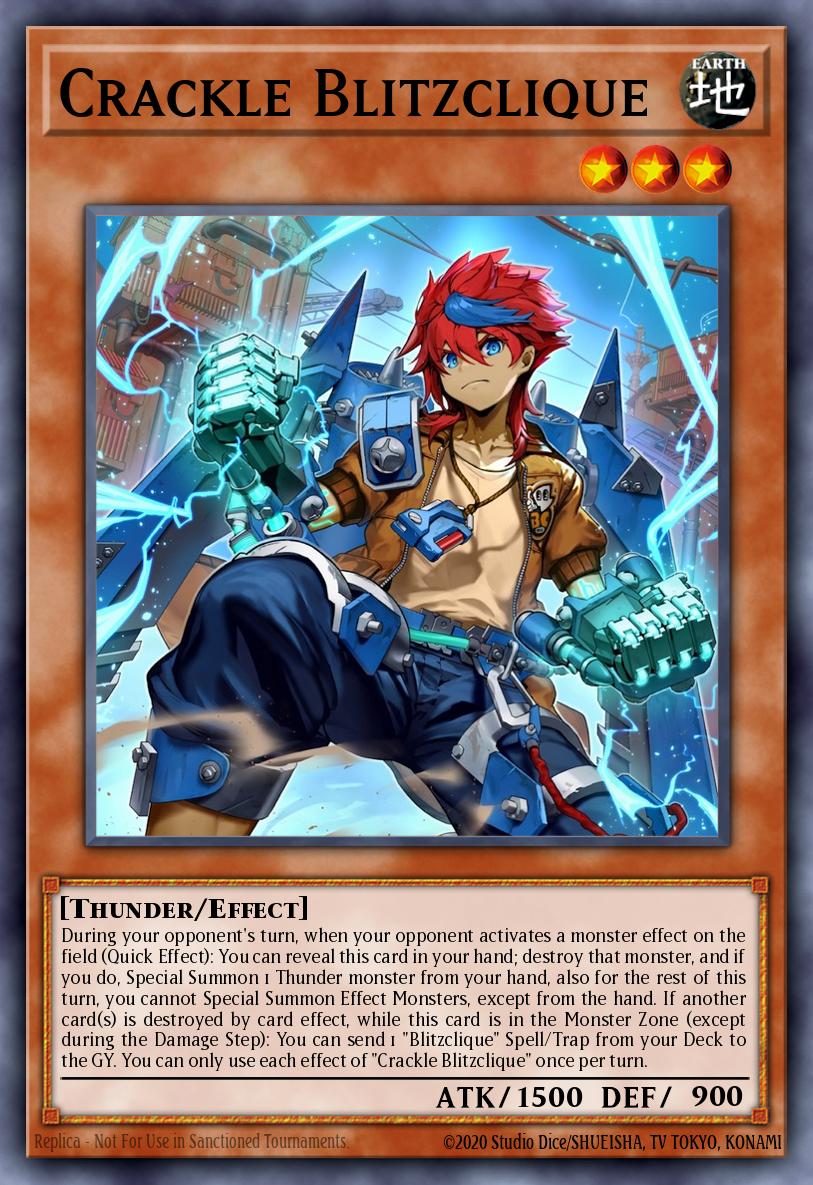 Carte Yu-Gi-Oh! Crackle Blitzclique CORI-FR012 - Les Origines du Chaos | LorenZone