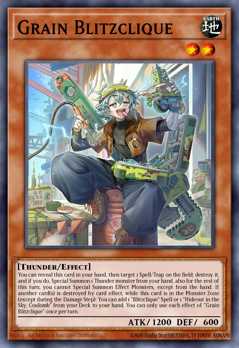 Carte Yu-Gi-Oh! Grain Blitzclique CORI-FR013 - Les Origines du Chaos | LorenZone