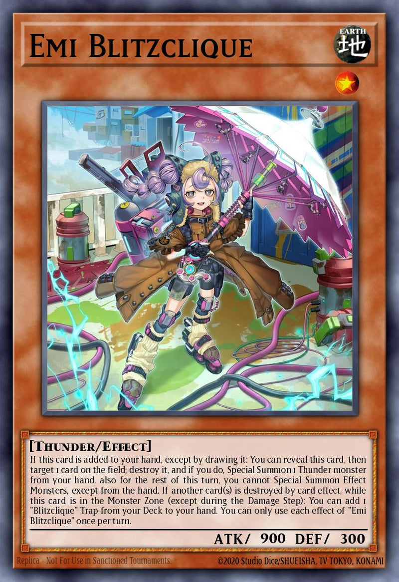 Carte Yu-Gi-Oh! Émi Blitzclique CORI-FR014 - Les Origines du Chaos | LorenZone