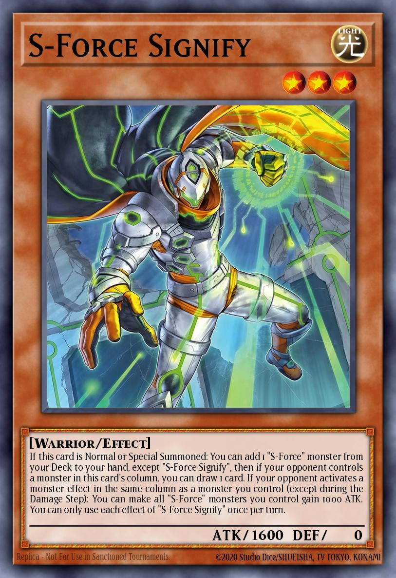 Carte Yu-Gi-Oh! Signify de la Force-S CORI-FR020 - Les Origines du Chaos | LorenZone