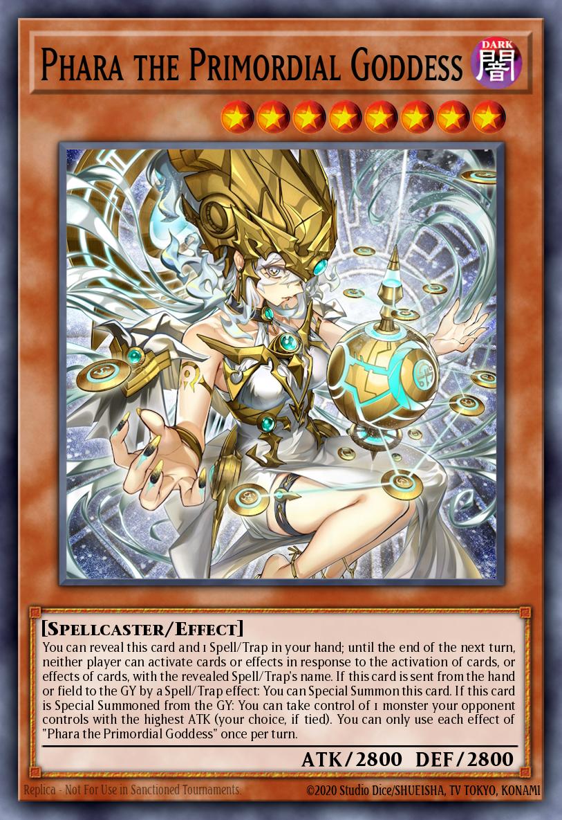 Carte Yu-Gi-Oh! Phara la Déesse Primordiale CORI-FR022 - Les Origines du Chaos | LorenZone