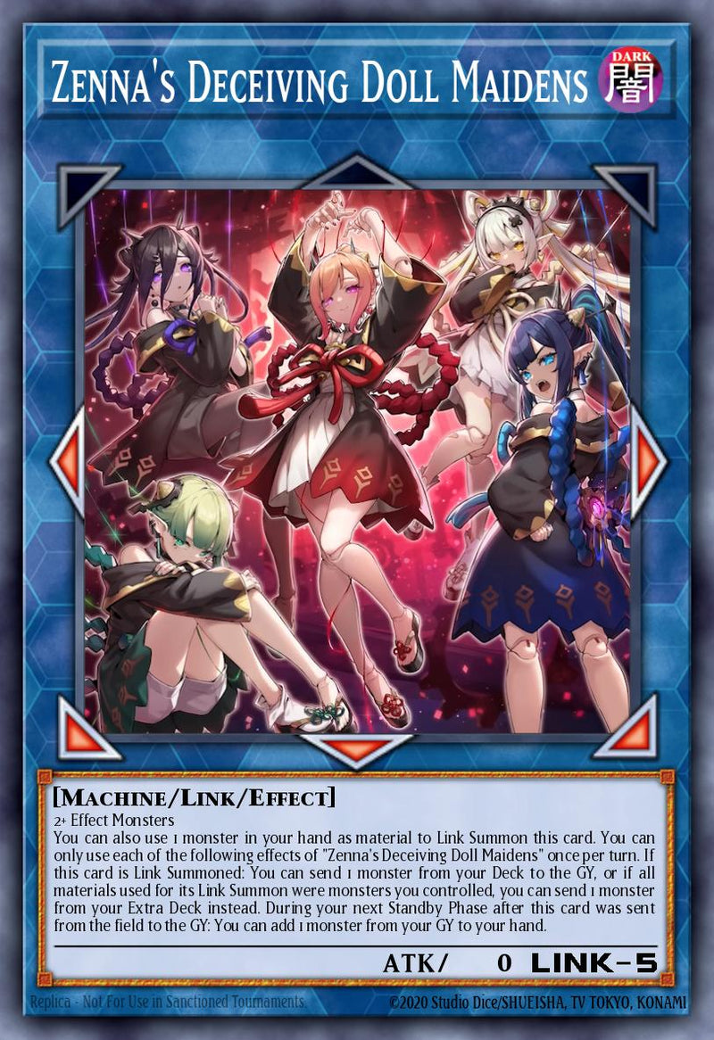 Carte Yu-Gi-Oh! Demoiselles Poupées Trompeuses de Zenna CORI-FR043 - Les Origines du Chaos | LorenZone