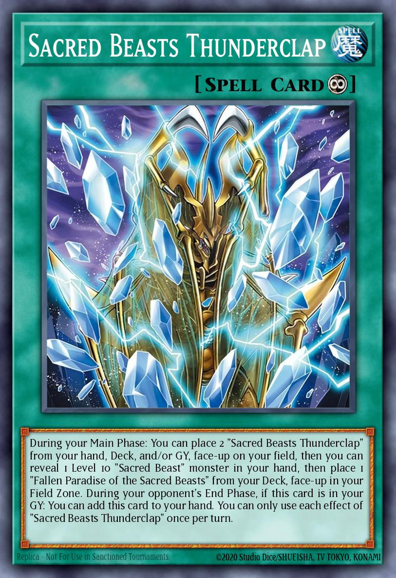 Carte Yu-Gi-Oh! Coup de Tonnerre des Bêtes Sacrées CORI-FR049 - Les Origines du Chaos | LorenZone