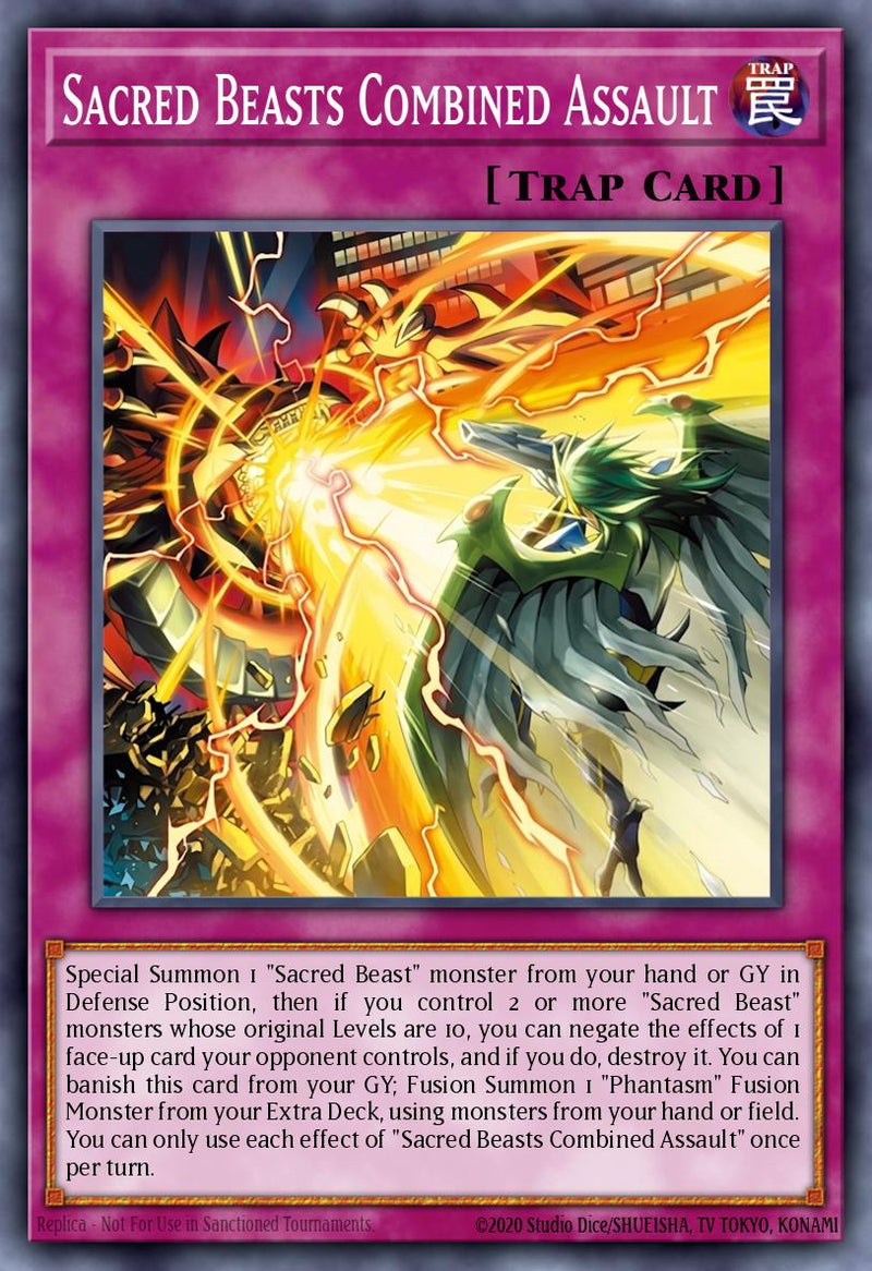 Carte Yu-Gi-Oh! Attaque Combinée des Bêtes Sacrées CORI-FR066 - Les Origines du Chaos | LorenZone