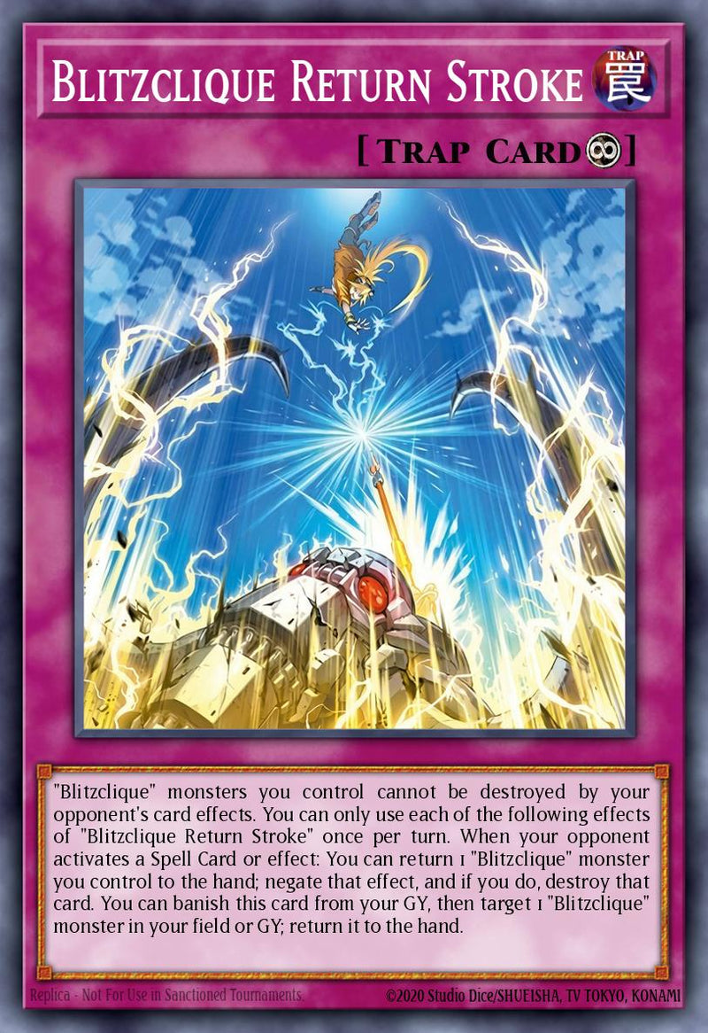 Carte Yu-Gi-Oh! Décharge en Retour de la Blitzclique CORI-FR068 - Les Origines du Chaos | LorenZone