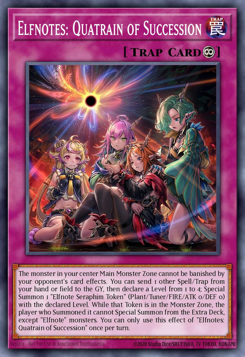 Carte Yu-Gi-Oh! Notes Elfiques : Quatrain de Succession CORI-FR072 - Les Origines du Chaos | LorenZone