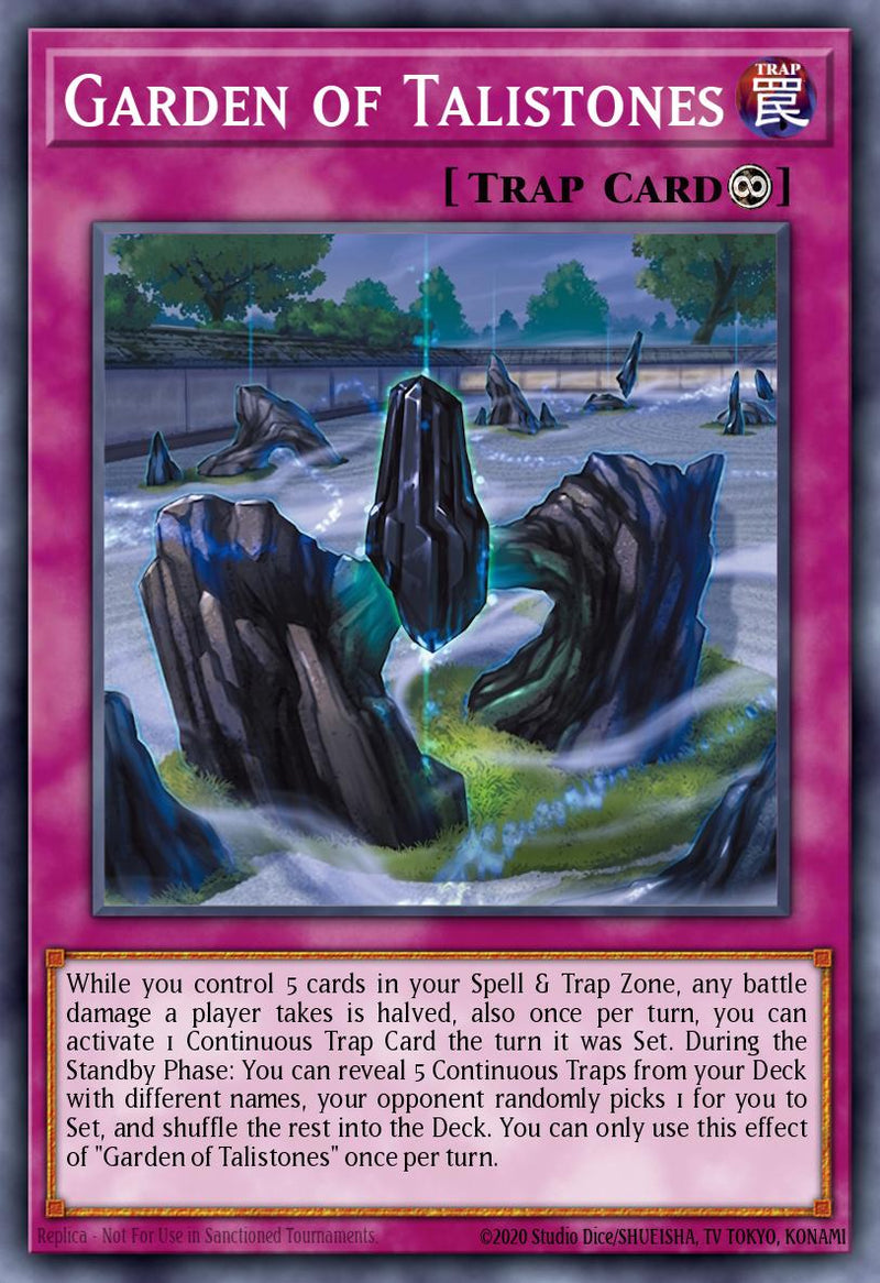 Carte Yu-Gi-Oh! Jardin des Talispierres CORI-FR080 - Les Origines du Chaos | LorenZone