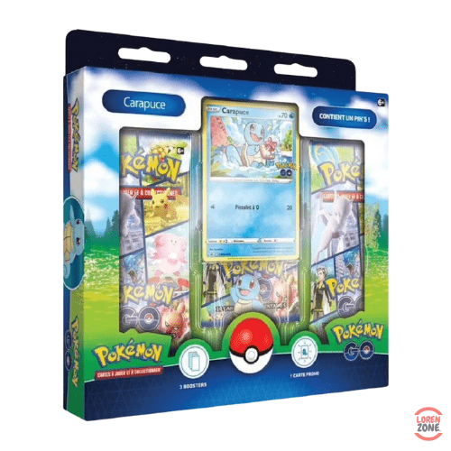 Coffret - Collection Pin's Carapuce - LorenZone - Pokémon