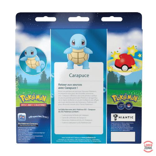 Coffret - Collection Pin's Carapuce - LorenZone - Pokémon