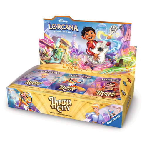 Display Disney Lorcana Chapitre 14 Hyperia City, 24 boosters, version française, LorenZone