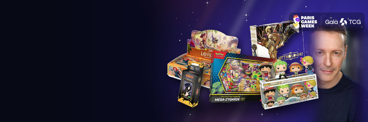 Paris Games Week et Gala TCG, avec Christophe Hespel, la voix française de Sasuke, sur le stand LorenZone