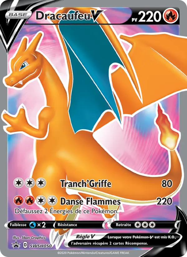 SWSH050/107 - Dracaufeu V – Promo SWSH (Carte Pokémon FR à petit prix, à l’unité sur Lorenzone.fr)