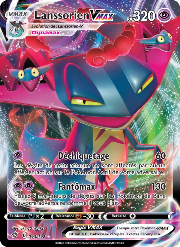 093/192 - Lanssorien VMAX – Clash des Rebelles (Carte Pokémon FR à petit prix, à l’unité sur Lorenzone.fr)
