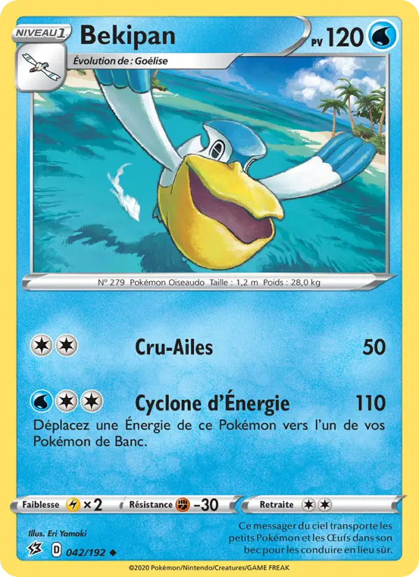 042/192 - Bekipan – Clash des Rebelles (Carte Pokémon FR à petit prix, à l’unité sur Lorenzone.fr)