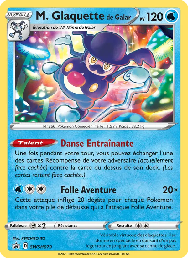 SWSH079/107 - M. Glaquette de Galar – Promo SWSH (Carte Pokémon FR à petit prix, à l’unité sur Lorenzone.fr)
