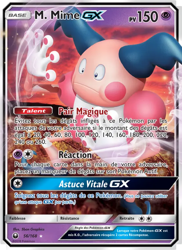 056/168 - M. Mime GX