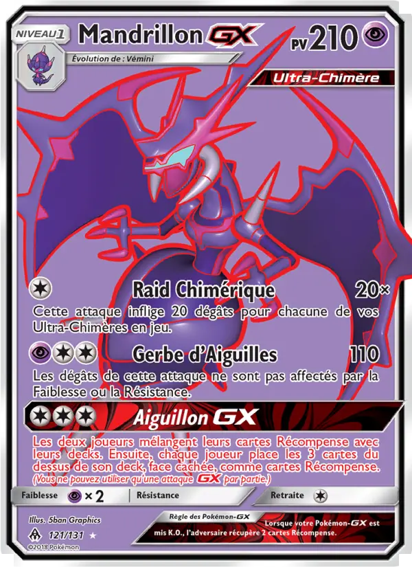 121/131 - Mandrillon GX