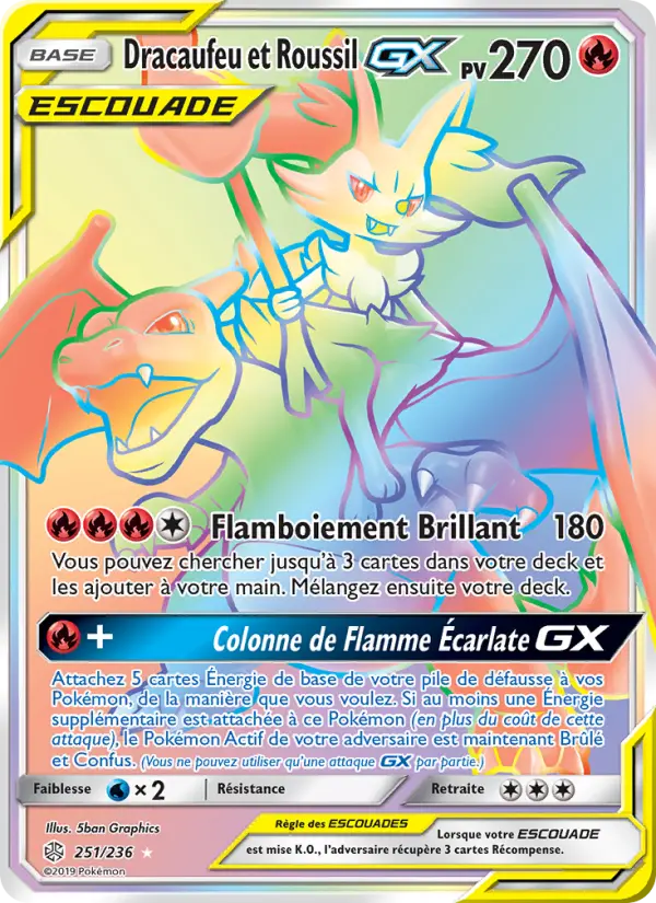 251/236 - Dracaufeu et Roussil GX