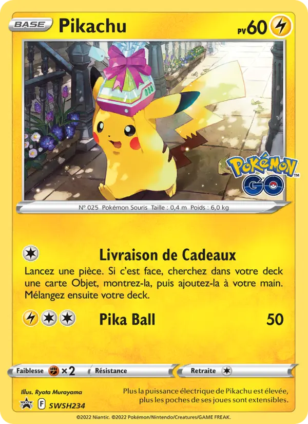 SWSH234/107 - Pikachu – Promo SWSH (Carte Pokémon FR à petit prix, à l’unité sur Lorenzone.fr)