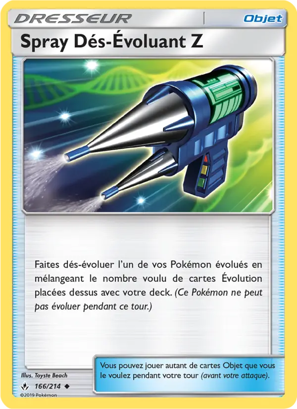 166/214 - Spray Dés-Évoluant Z