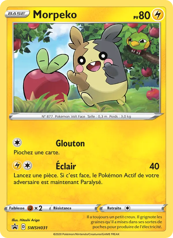 SWSH031/107 - Morpeko – Promo SWSH (Carte Pokémon FR à petit prix, à l’unité sur Lorenzone.fr)