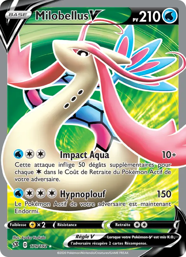 179/192 - Milobellus V – Clash des Rebelles (Carte Pokémon FR à petit prix, à l’unité sur Lorenzone.fr)