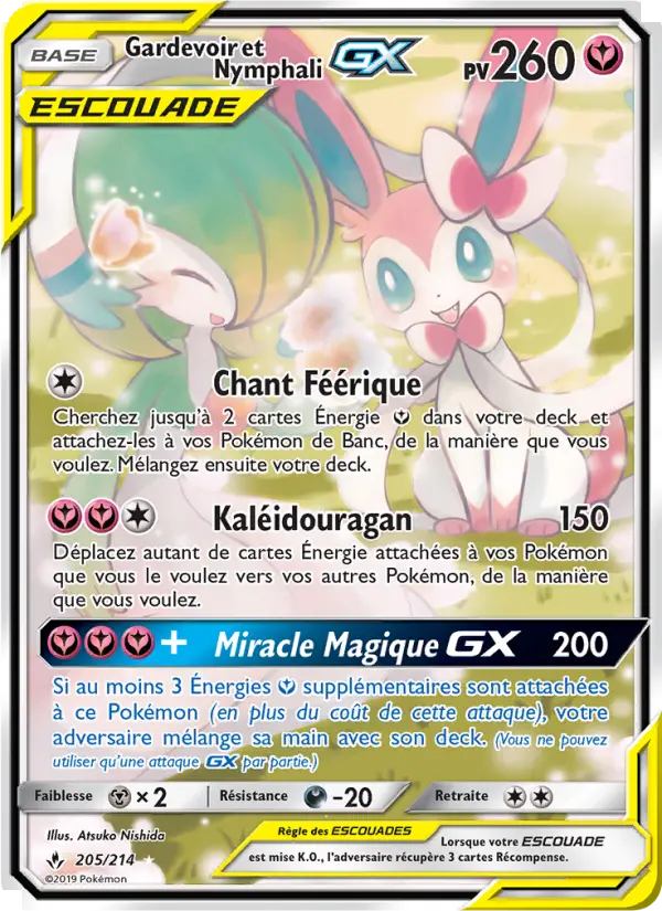 205/214 - Gardevoir et Nymphali GX